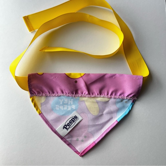 Peeps Dog Bandana “Hey Peeps” Sz Small - Picture 2 of 5